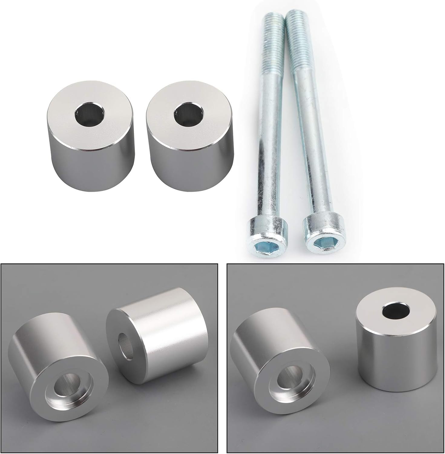 Areyourshop HANDLEBAR Bar Risers 30mm Rise for Ducati Multistrada 1200/S 1260 950/S 2010-2019 SI