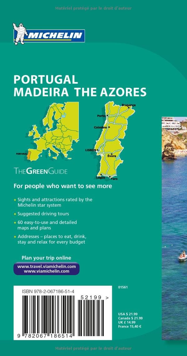 Guía Verde. Portugal 1561 (15) (La Guía Verde Michelin) [Idioma Inglés]