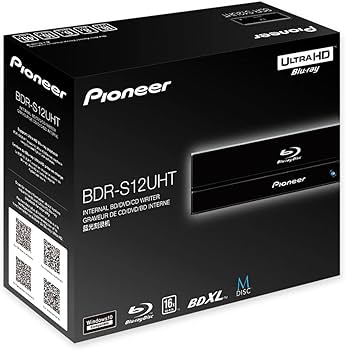 Pioneer BDR-S12UHT 16X internal SATA 4K UHD Blu-ray, DVD, CD