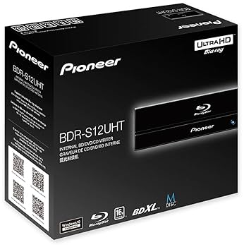 Pioneer BDR-S12UHT 16X internal SATA 4K UHD Blu-ray, DVD, CD