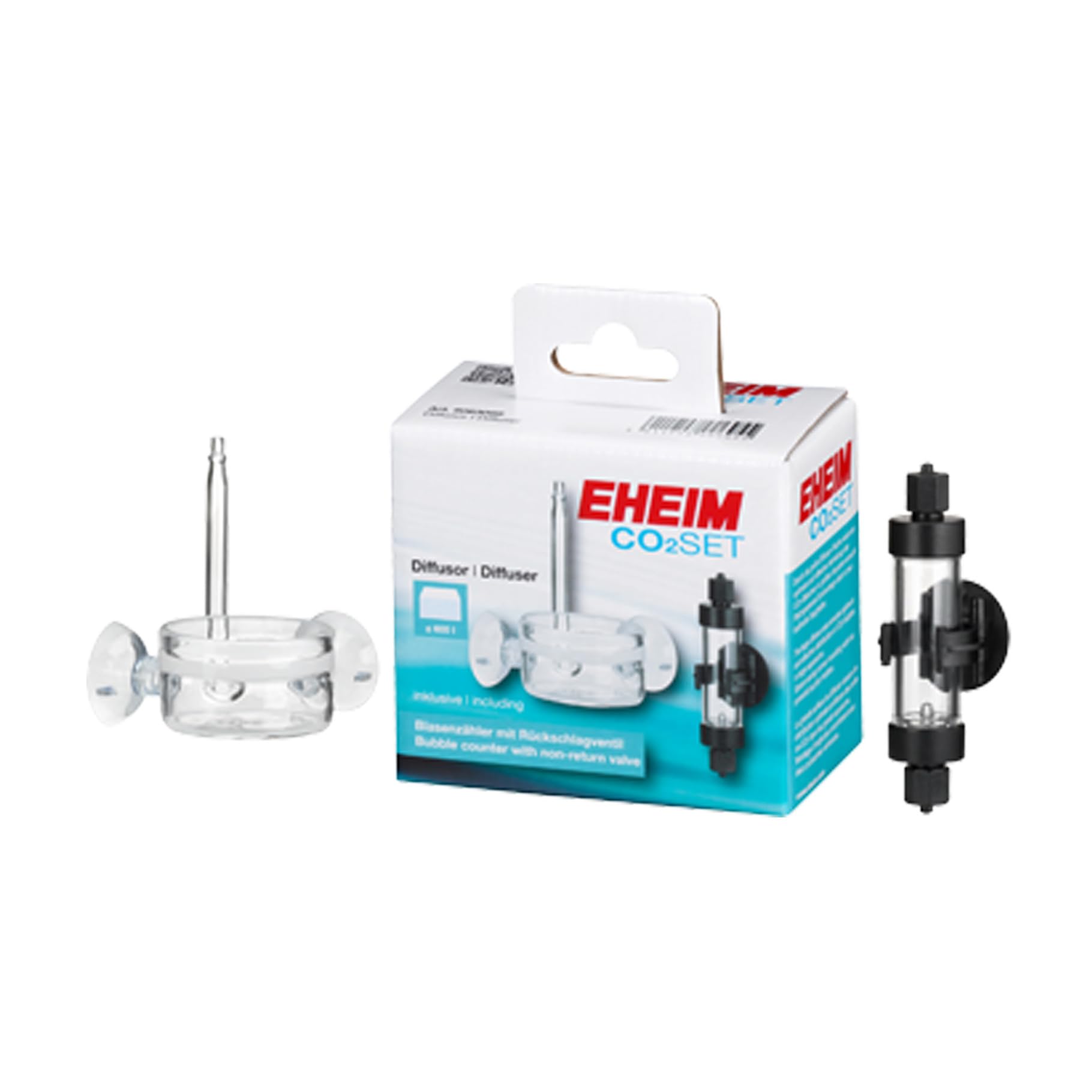Eheim Diffuseur 600 l et Compteur de Bulles avec Valve Anti-Retour pour CO2SET600