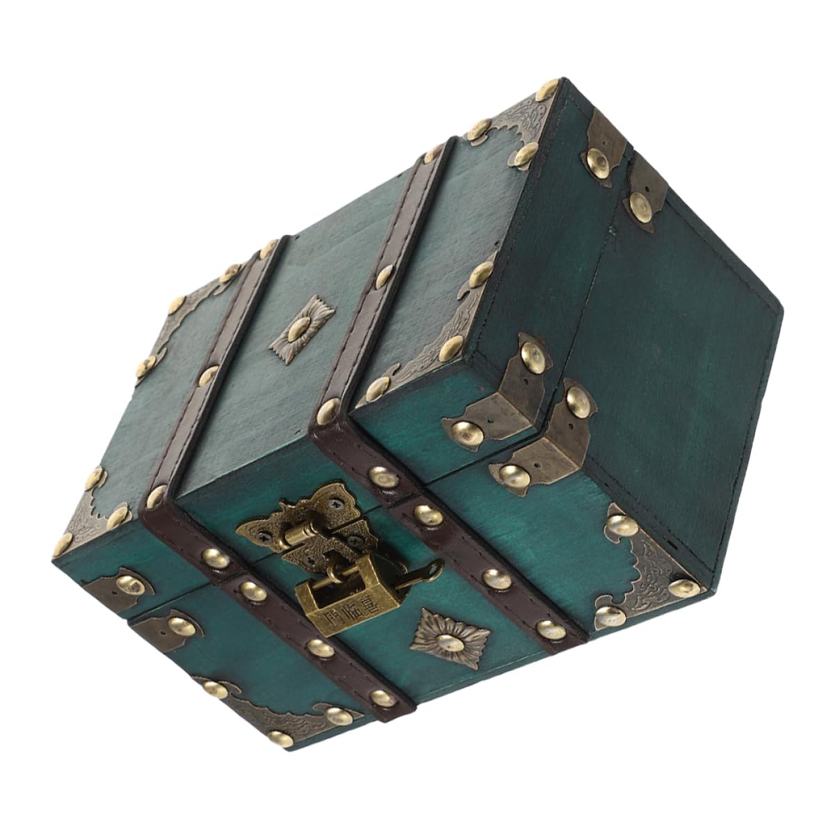 Coffre Trésor Vintage en Bois MAGICLULU Grosse Capacité pour Rangement