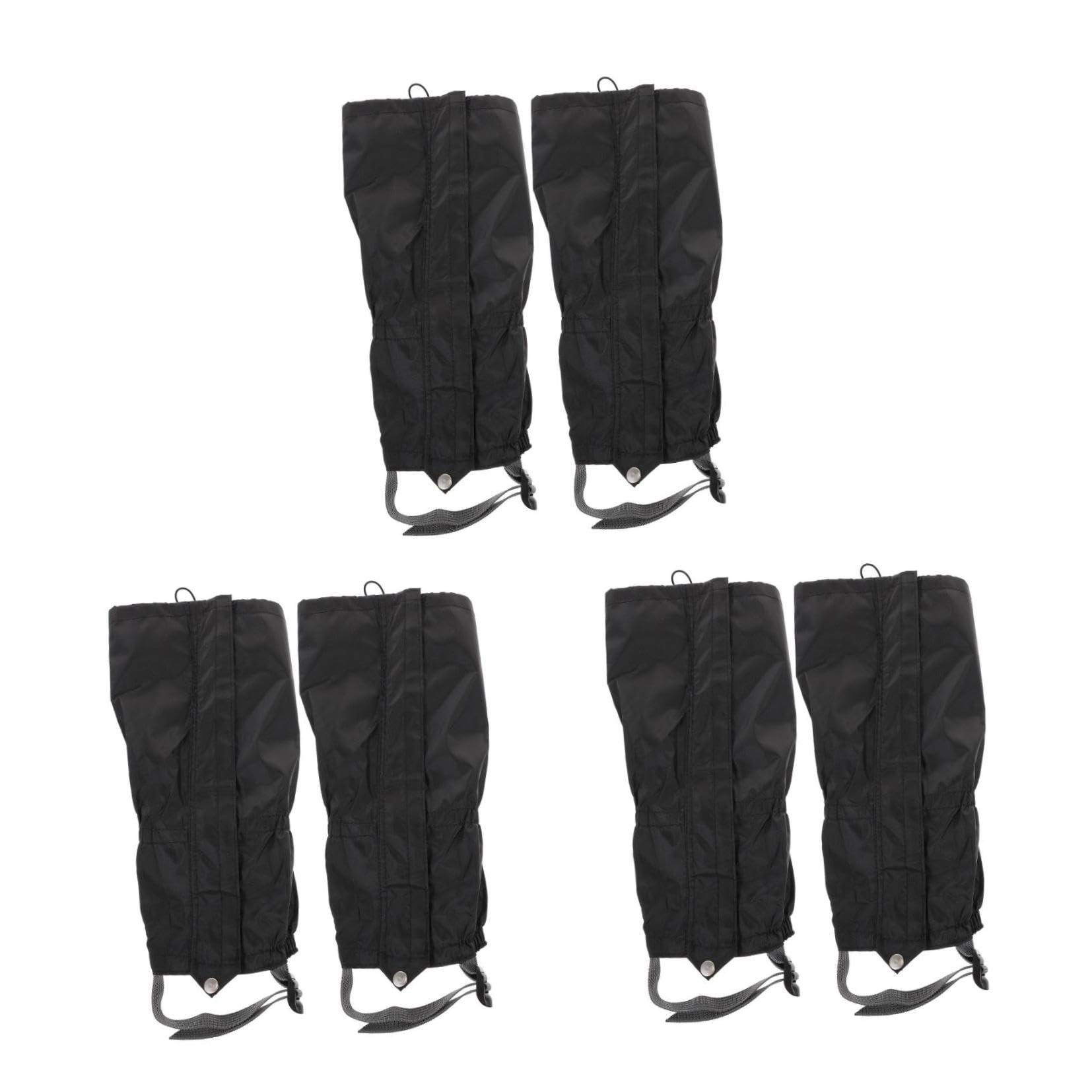 Yardwe Lot De 3 Guêtres Réglables pour Jambes Guêtres D'extérieur De Jambes pour L'alpinisme 2 Pièces X 3