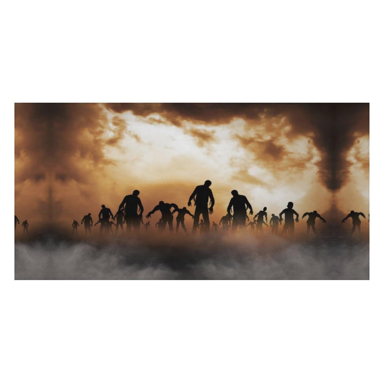 LWORZIIB Beach Towel, Zombies Dead Men Walking Body at Night Bath Towel, Pool Towel Great for Gym Swimming 80 X 160cm