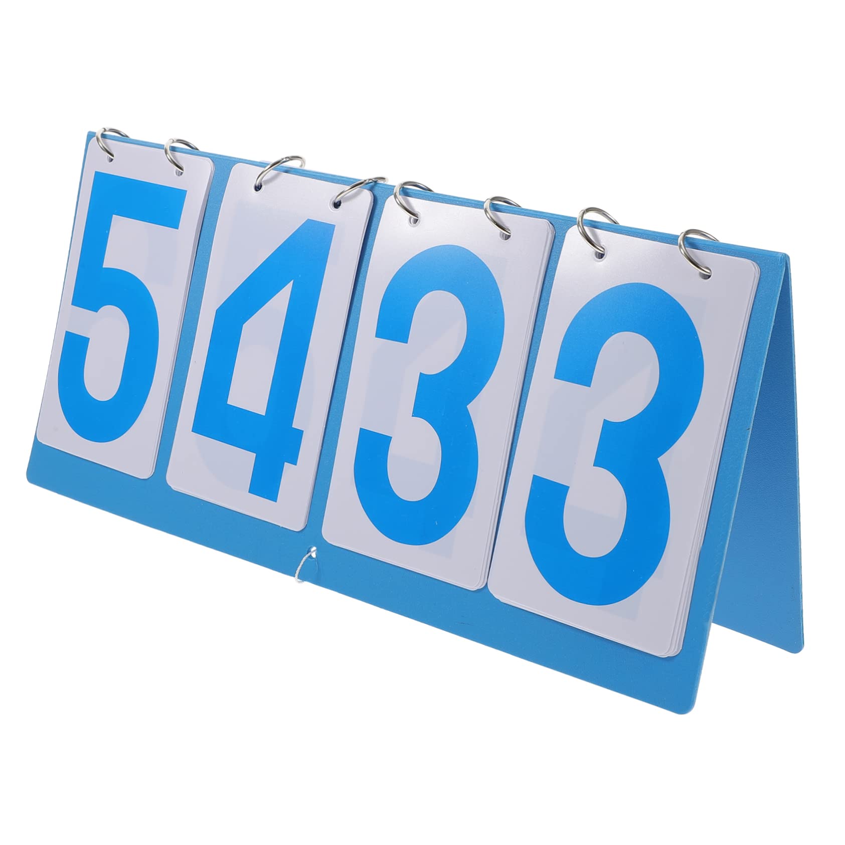 KOMBIUDA Convenient Sports Scoreboard Four-Position Scorer for Basketball Indoor Scoreboard Stand Portable Flip