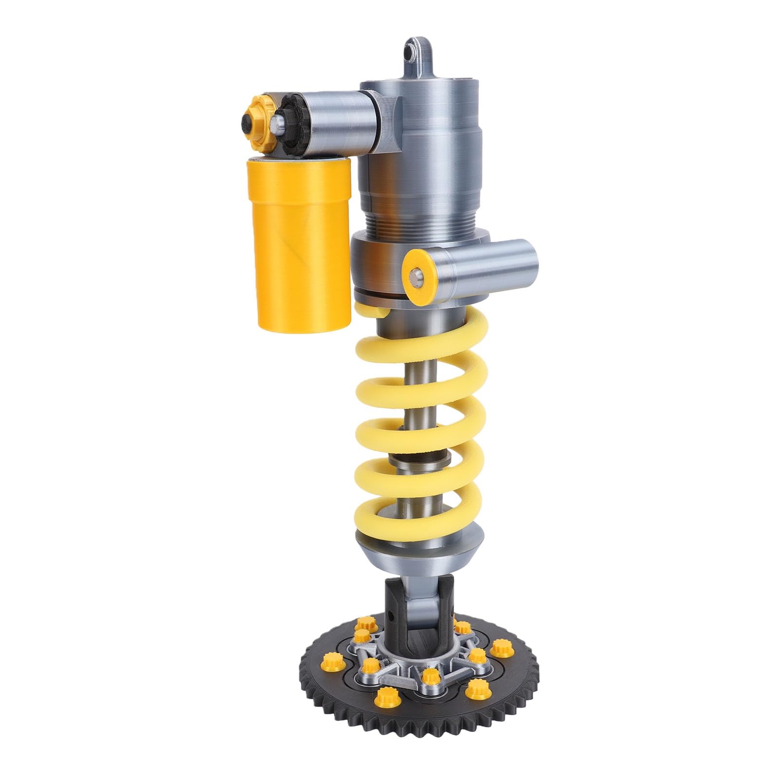 3D Printed Shock Absorber Table Lamp Stylish Design Adjustable LED Light