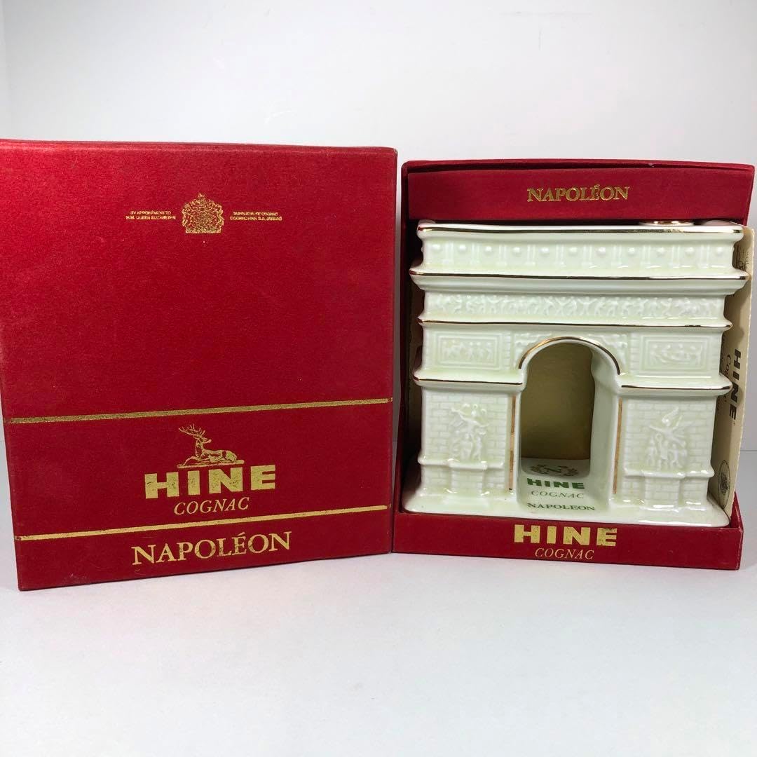 HINE陶器凱旋門 HINE ナポレオン 凱旋門型ボトル 1円～の◇HINE