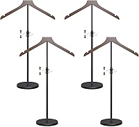 Vista 14 de OLV Torso de maniquí con base de mármol, soporte de exhibición de camisa ajustable de 18 a 34 pulgadas para tienda de vendedores, forma de vestido