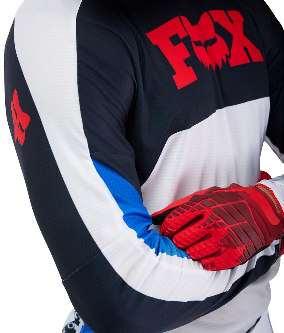 Fox 360 Fade Maglia da motocross, bianco/blu, M