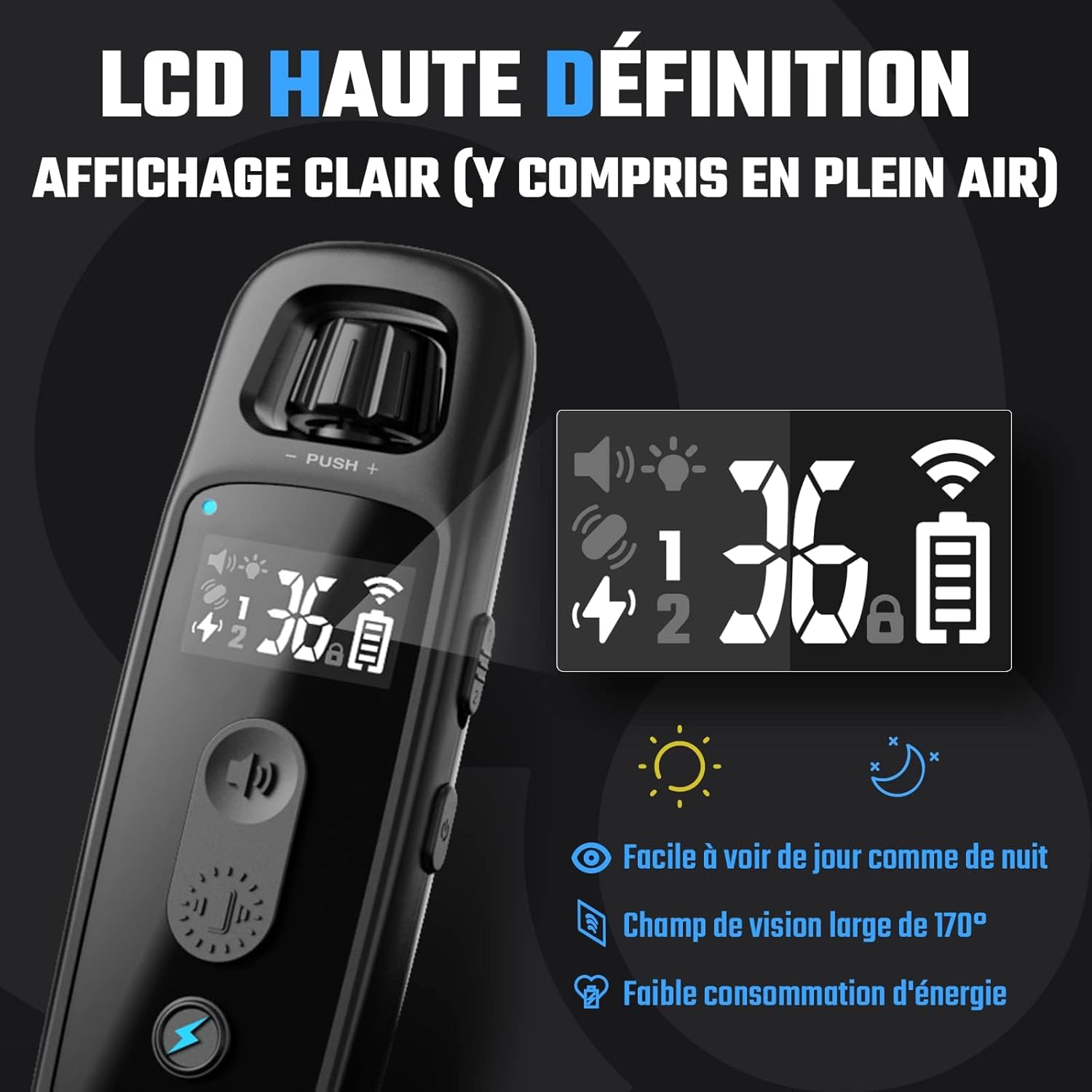 Collier ABBIDOT étanche et confortable pour chien