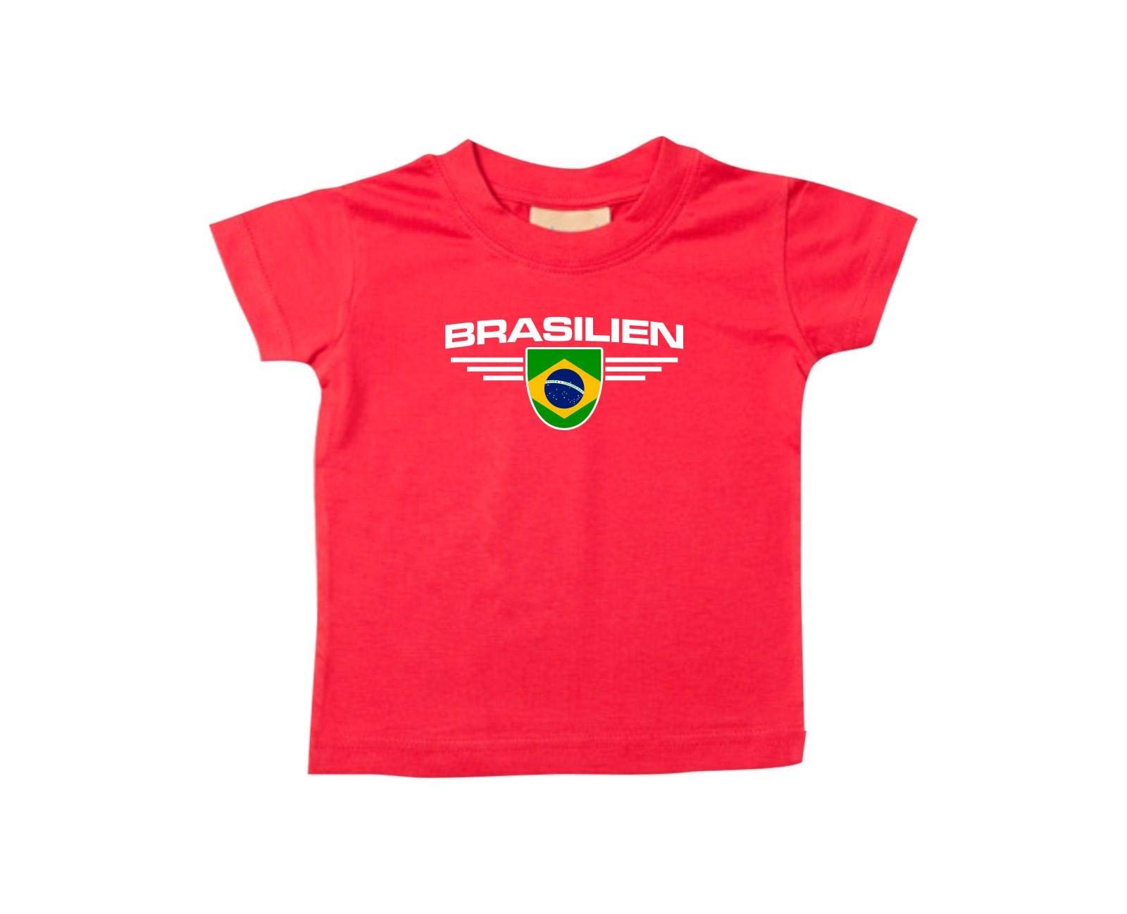 Maillot Brésil personnalisé enfant rouge pour journées de match en famille - 3
