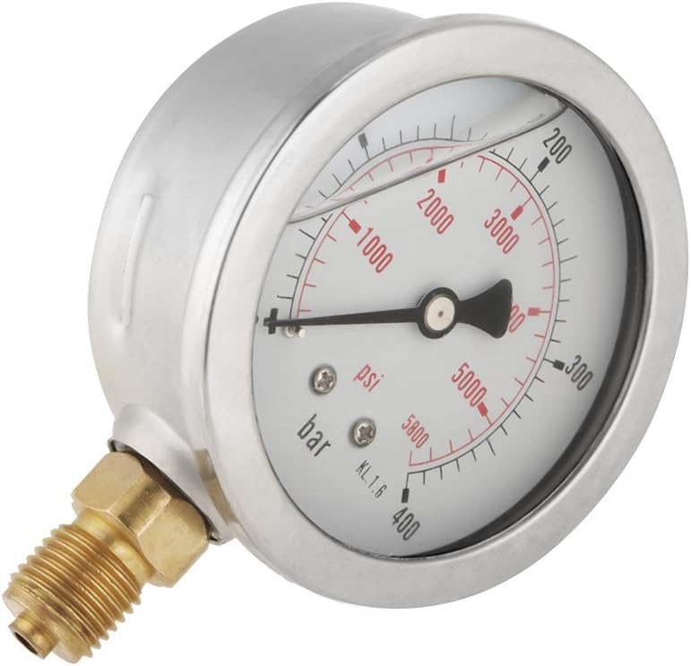 Manometr 63 mm, mocowanie dolne 1/4\