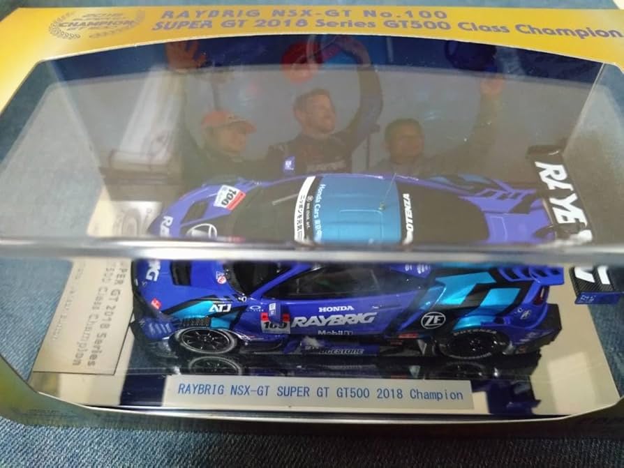 エブロ　レイブリック　nsx 2018 チャンピオンカー 　RAYBRIG エブロ1/43 スーパーGT 2018 レイブリック NSX-GT #100