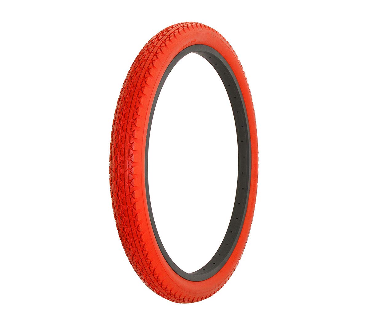 Alta Bicycle Tire Duro 24 x 2.125 Bike Tire Diamond Drizzle Style (Red)