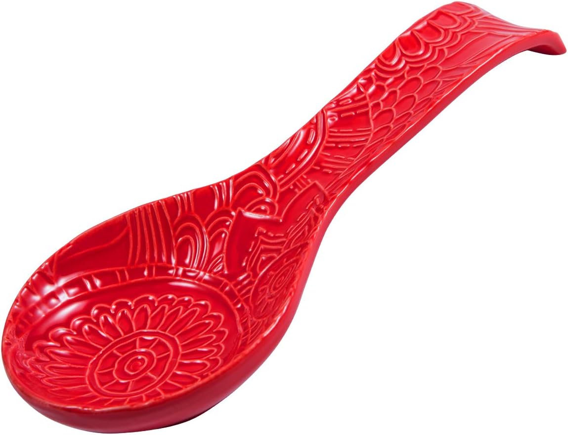 Ceramic Spoon Rests for Kitchen, Spoon Rest for Stove Top
