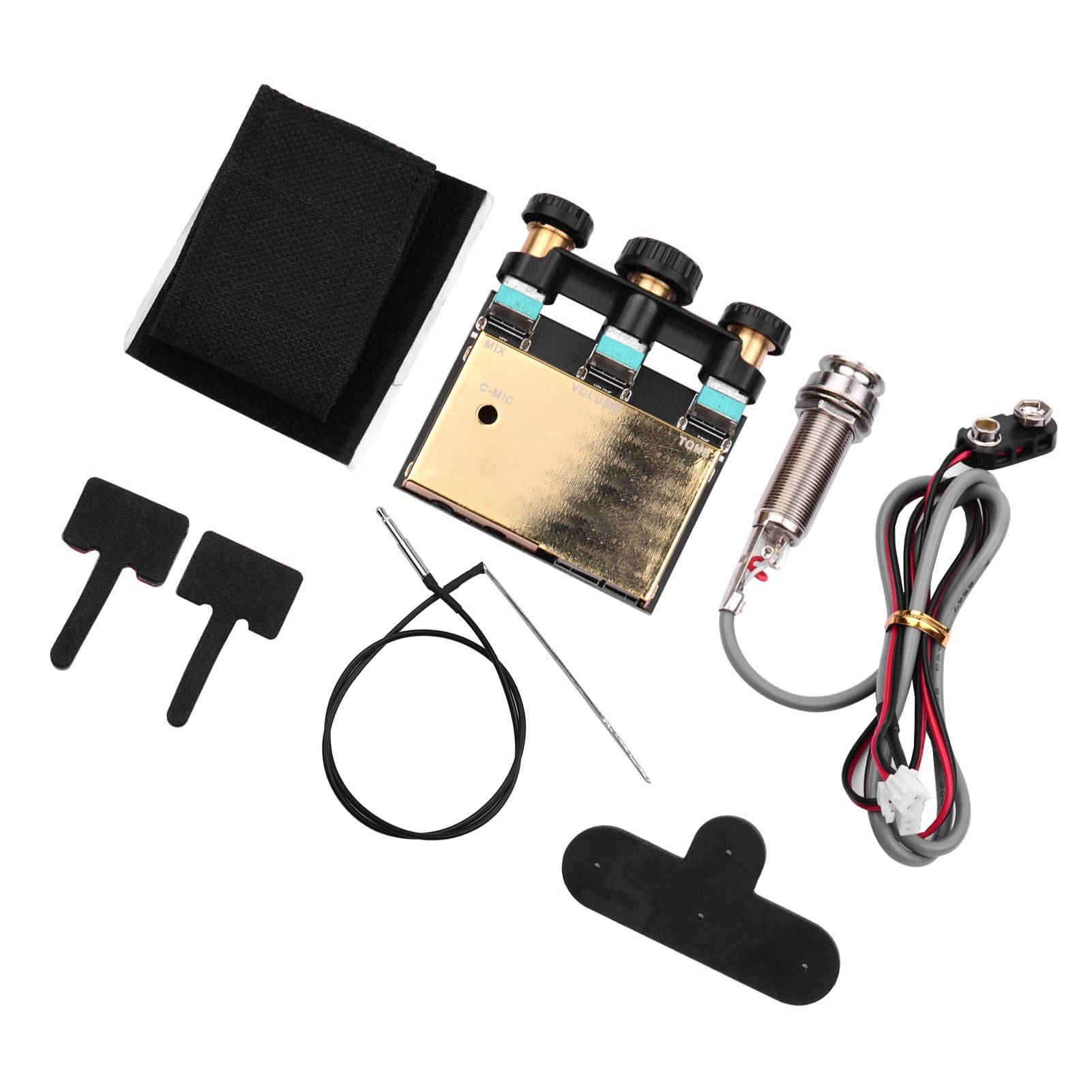 Professionali Pickup per Chitarra Chitarra Acustica Active Piezo Pickup EQ Equalizer Sistema Di Preamplificazione Per Accessori Per Chitarra
