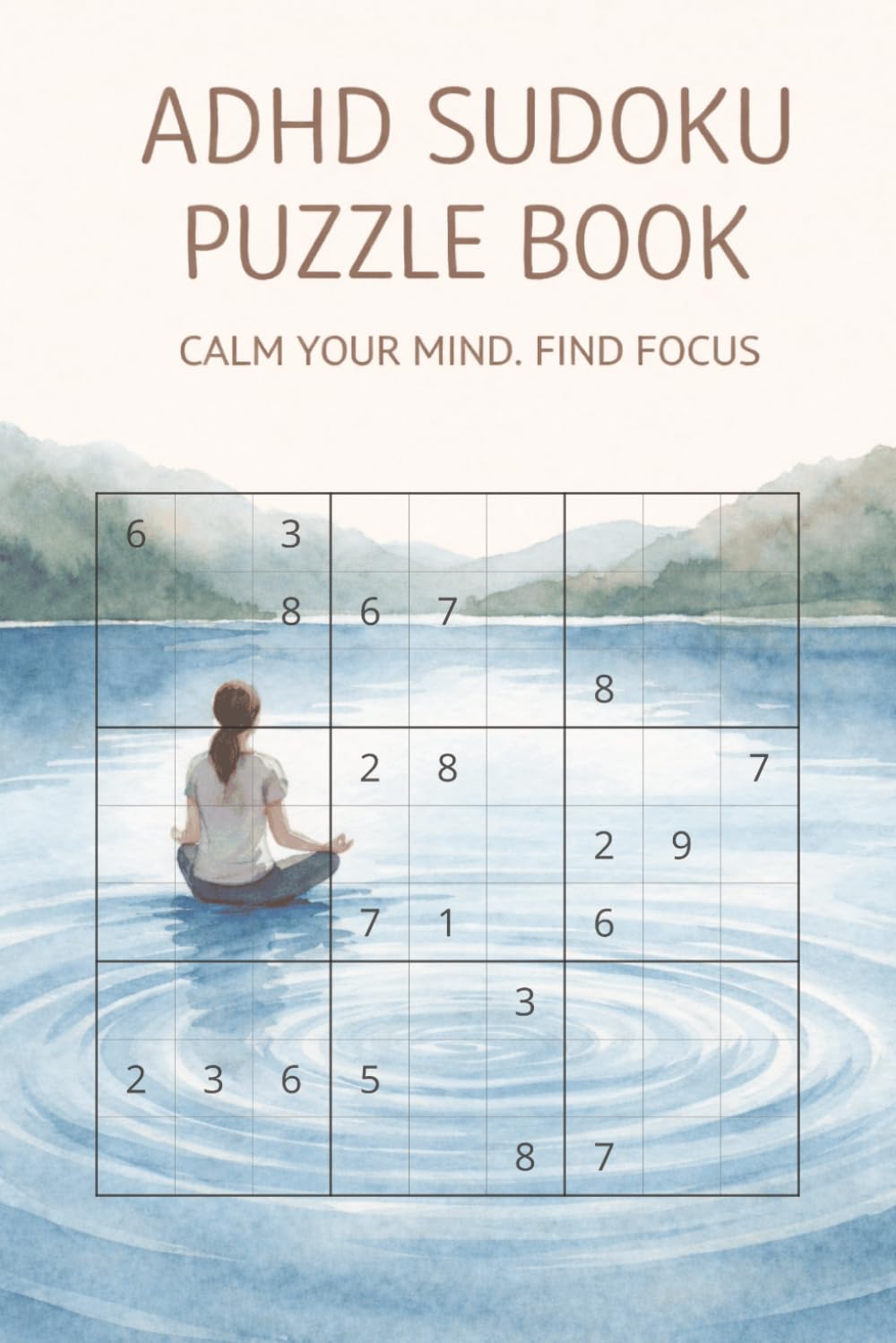 ADHD-Friendly Sudoku Puzzle Book: 50+ Relaxing Sudoku Puzzles to Improve Focus, Reduce Anxiety & Boost Brainpower | For Adults & Teens with ADHD | Includes Solutions | 6x9 Format