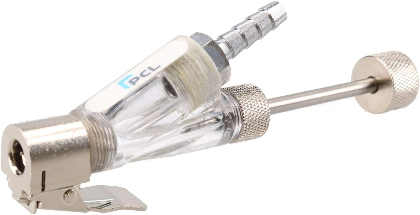 PCL EURO Tyre Valve Core Stem Removal Tool Clip On 6.35mm Hose Tail CRT001