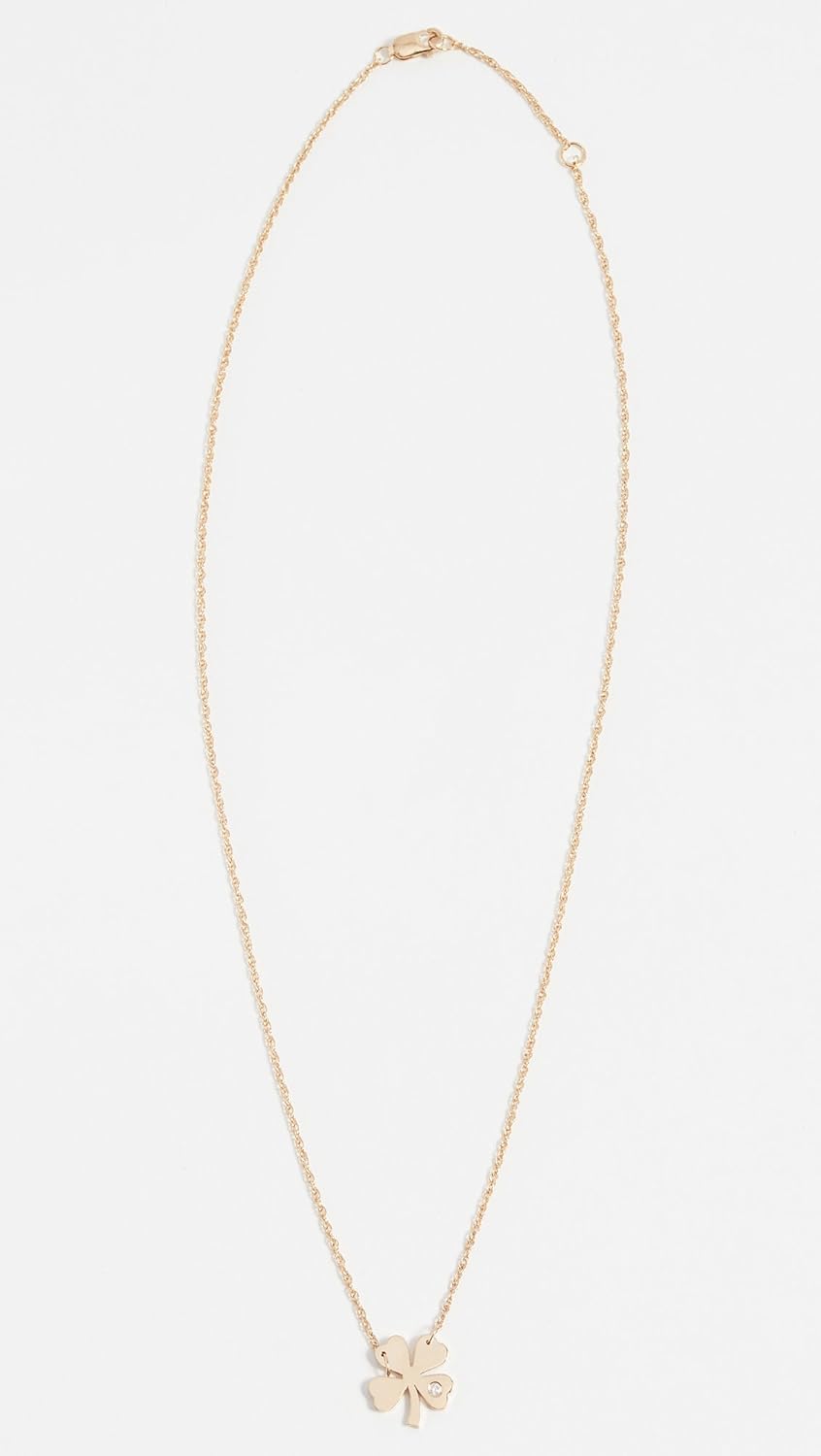 Jennifer Zeuner Jewelry Women's Clover Necklace with Diamond - Image 4