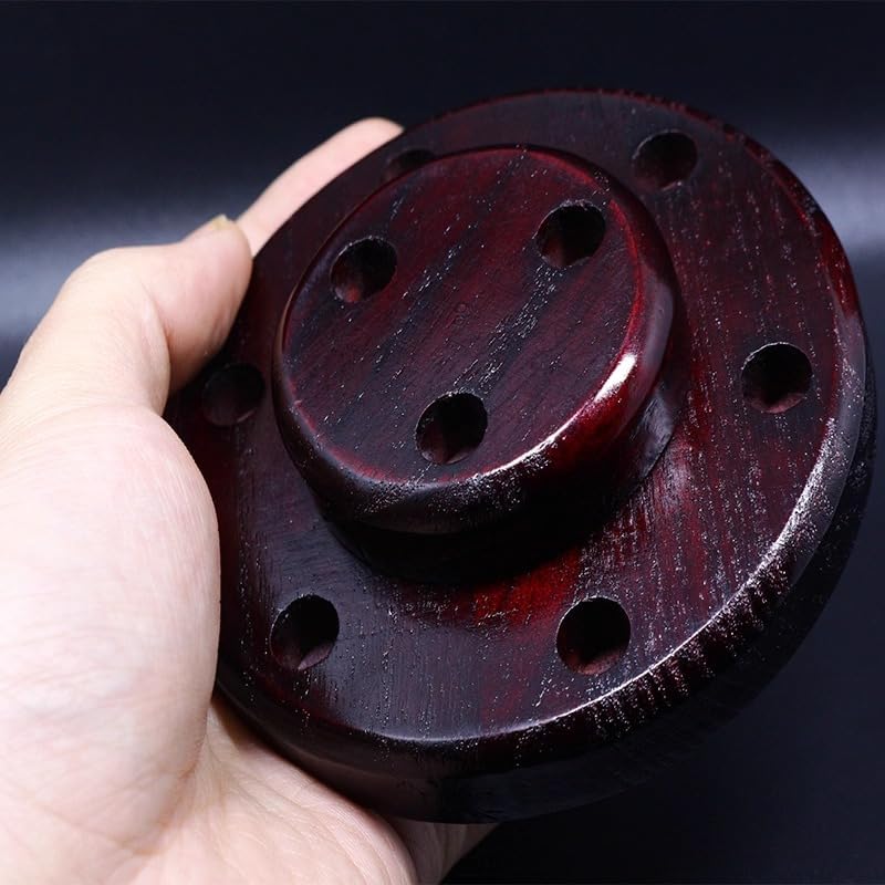 2 sets fly cake furniture fly tying wood handy storage tool enable to hold 9 flies ashtree solid wood portable base