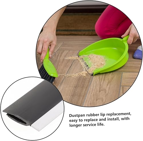 Miniatura 5 de 4 tiras de repuesto de goma para recogedor para una fácil instalación y uso duradero, compatibles con varias herramientas de limpieza y accesorios