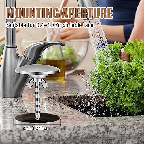 Easy Install Stainless Steel Faucet Hole Cover: Stylish Rust-Resistant