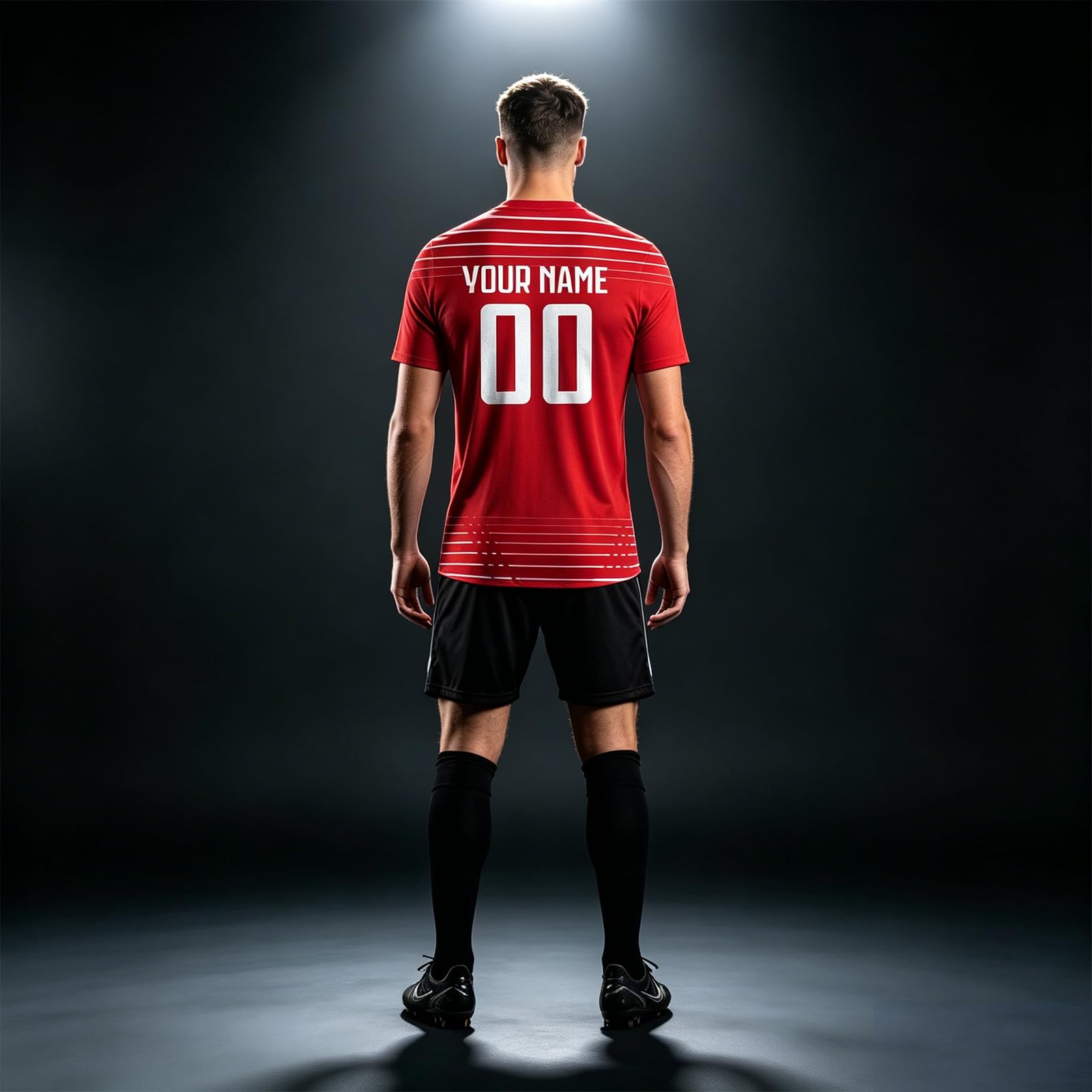 Genérico Camiseta de fútbol Personalizada para el Mundial 2026 con Nombre y número, camisete fútbol Personalizada del Mundial para Regalo Ideal para fanáticos del fútbol