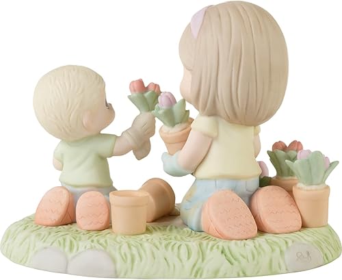 Miniatura 4 de Precious Moments 223011 A Mother’s Love Makes A Garden Grow Bisque Porcelain Boy Figurine