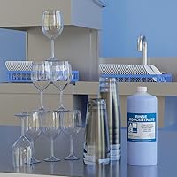 Vista 2 de Enjuague comercial para lavavajillas, hace un cubo de 5 galones, para lavavajillas de alta temperatura y baja temperatura, fuerza comercial