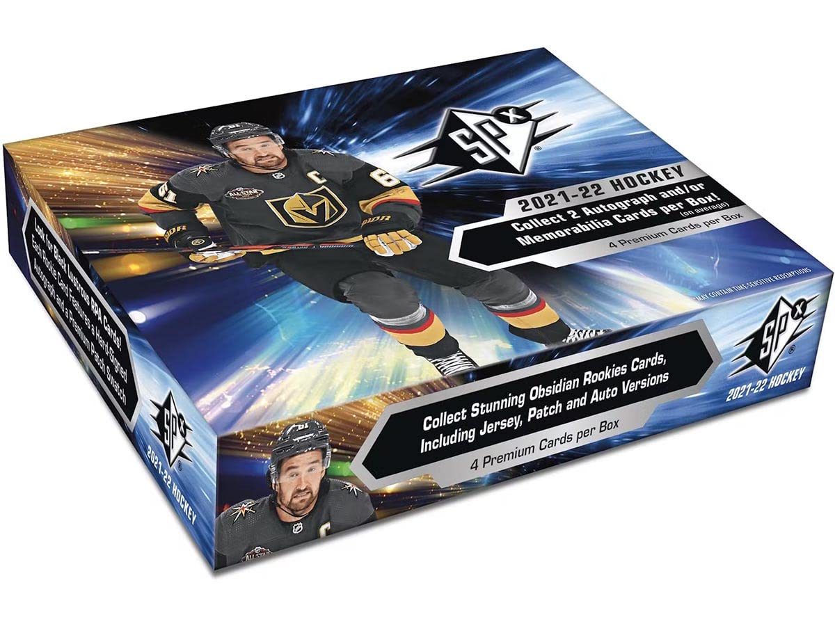 Amazon.com: 2021/22 Upper Deck SPx NHL Hockey HOBBY box (4