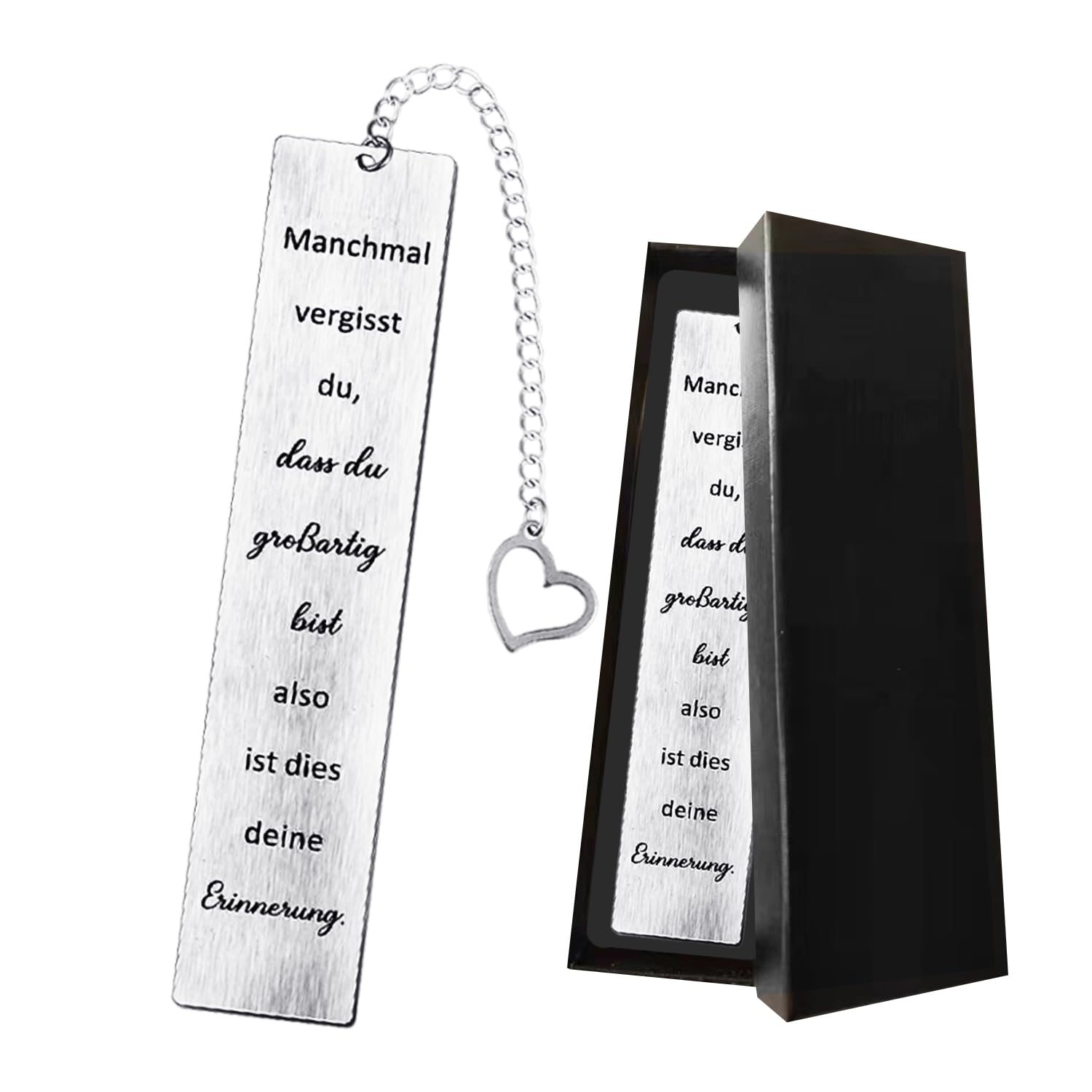 1 marcapáginas de agradecimiento, viene con 1 caja de regalo, marcapáginas personalizado, regalo perfecto para lectores, colegas, profesores y estudiantes