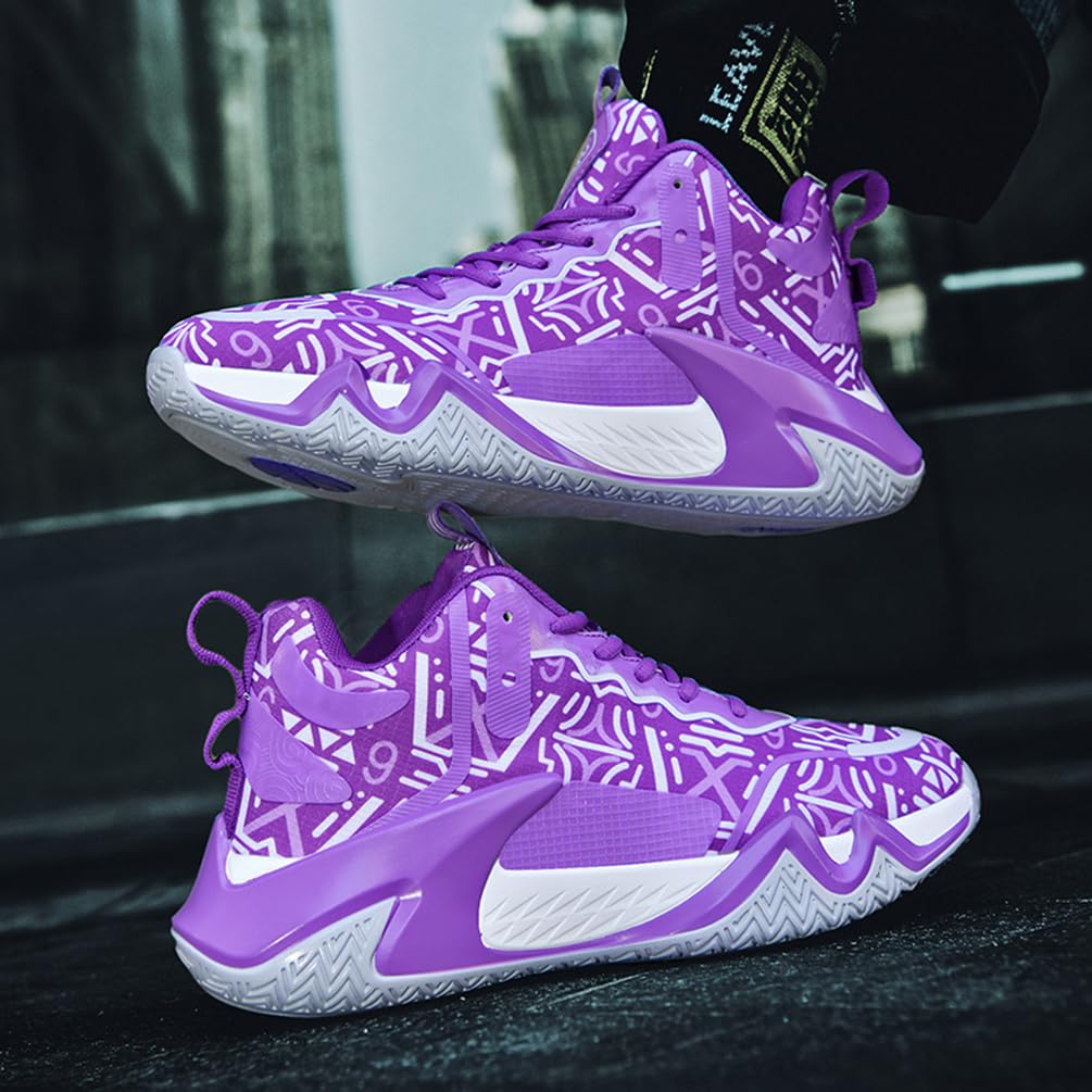 Męskie buty do koszykówki, buty sportowe, lekkie, oddychające, amortyzujące wstrząsy, męskie buty do koszykówki, do biegania, sportowe trampki, Mt D37, 45 EU