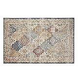 Persischer Traditioneller Teppich, Traditioneller Klassischer Teppich Mit Orientalisch Muster, Klassische Wollteppiche Waschbar, Flächen-Perserteppich Für Wohnzimmer, Küche, Innenbereich