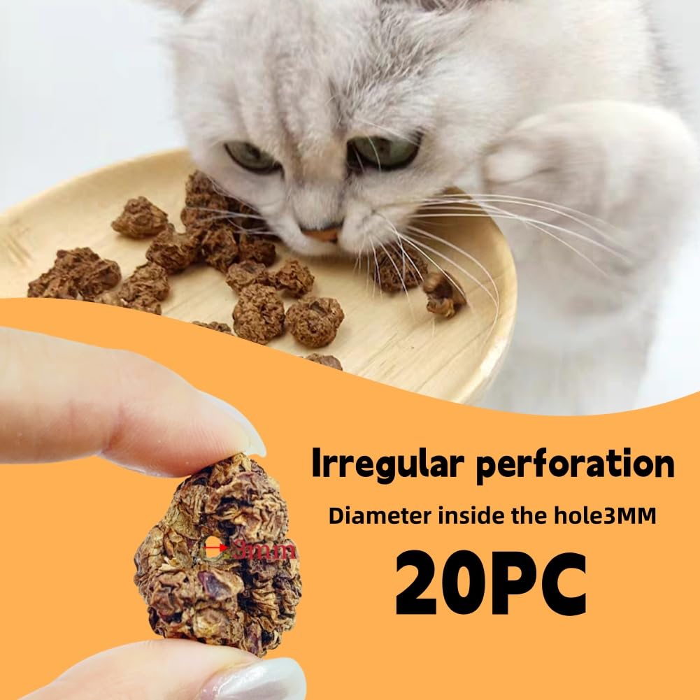 Frutas Matatabi,20pcs Juguetes para Gatos para Limpieza de Dentición,Cat Teething Toys,Snack Gatera para Limpiar Dientes