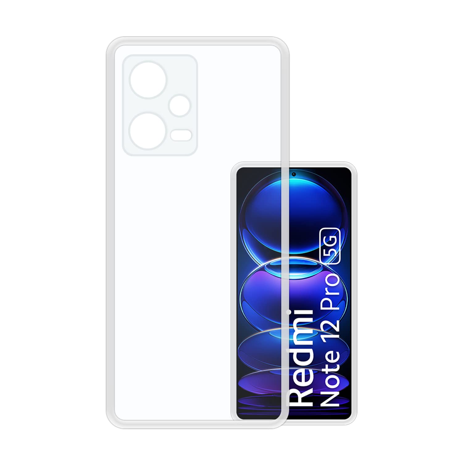 VIDO Transparent Back Case Cover for Mi Redmi Note 12 Pro 5G (Soft & Flexible & Camera Protection Back Case) (B0BSLGKNMD) Amazon Price History, Amazon Price Tracker