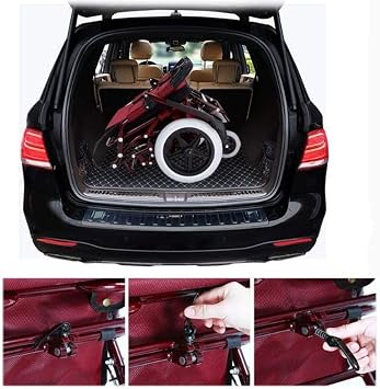 Multi-Function Shopping Trolleys Kitchen Storage Utility-Carts Foldable Easy to Carry The Wheel with Seat Shopping Cart Overhead Frame Elderly Walking Assist Carts 42X90X90Cm