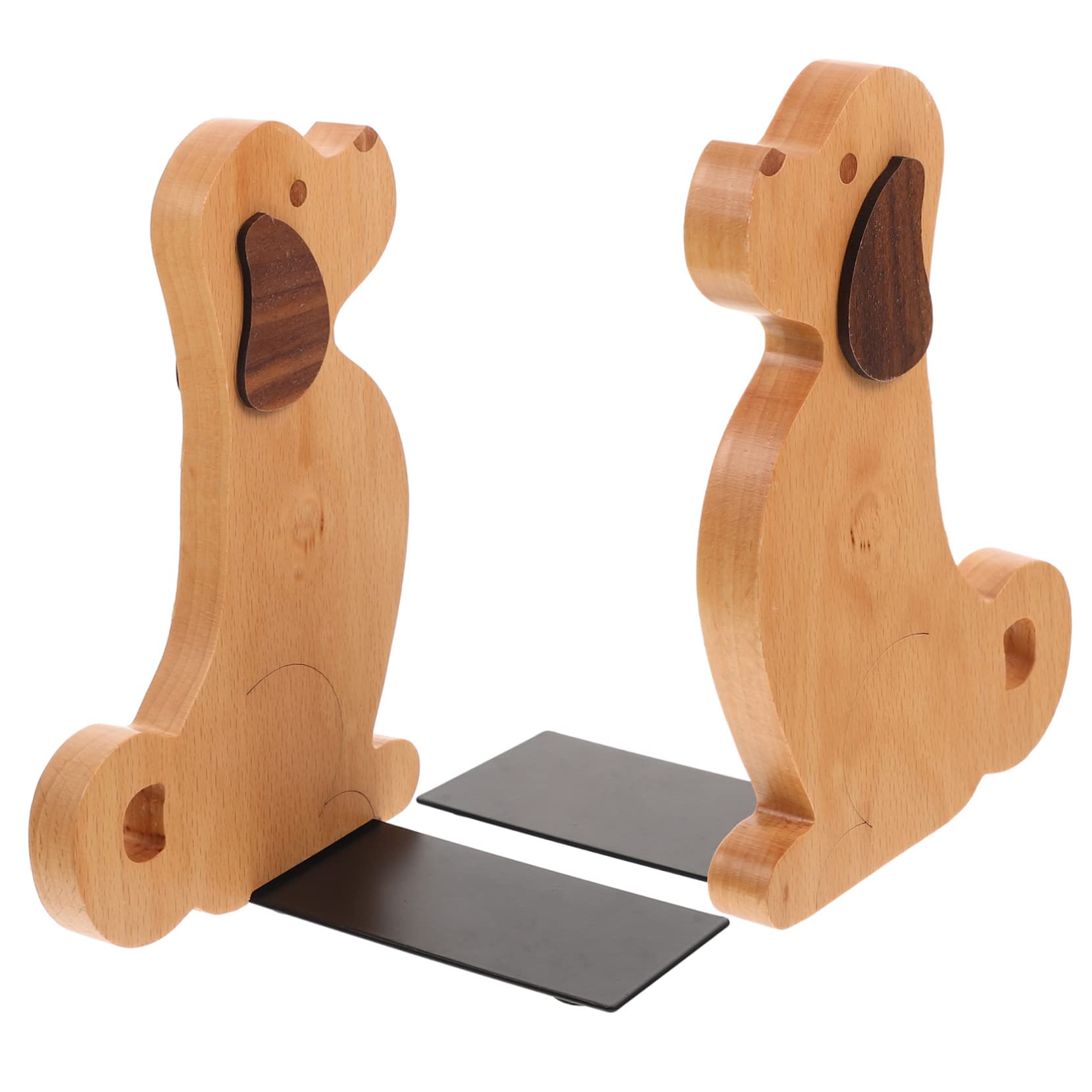 Support de bureau et étagère en bois moderne lot de 2 pièces stable pour rangement élégant