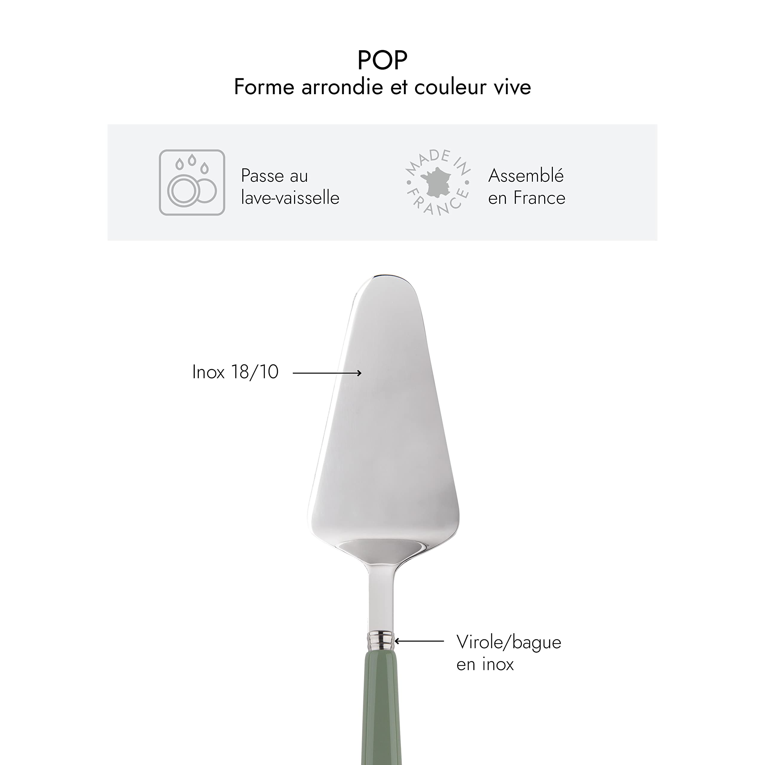 Sabre Paris | Szparagi Pop Pie w kolorze szparagów. Pokryte stalą nierdzewną.