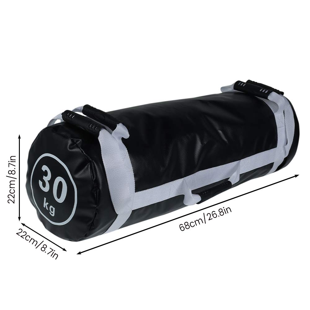 Your's Bath Sac de Sable Musculation,Sac Lesté Crossfit 15kg,Sand Bag Power Bag avec Poignées Réglable pour Entraînement de Musculation Fitness Exercise (sans Sable) (15KG)