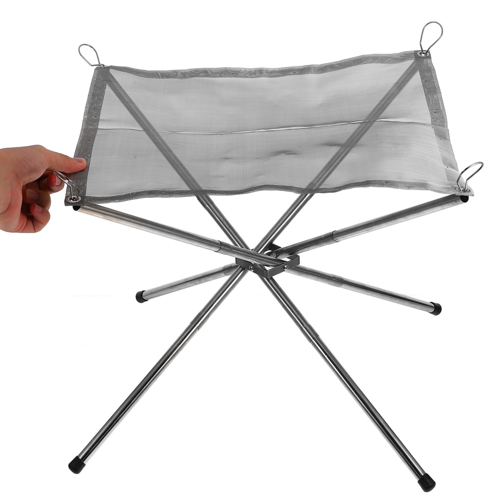 Fournitures De Camping Support De Feu De Camp Portable en Acier Inoxydable Réchaud De Camping pour Une Cuisson Efficace