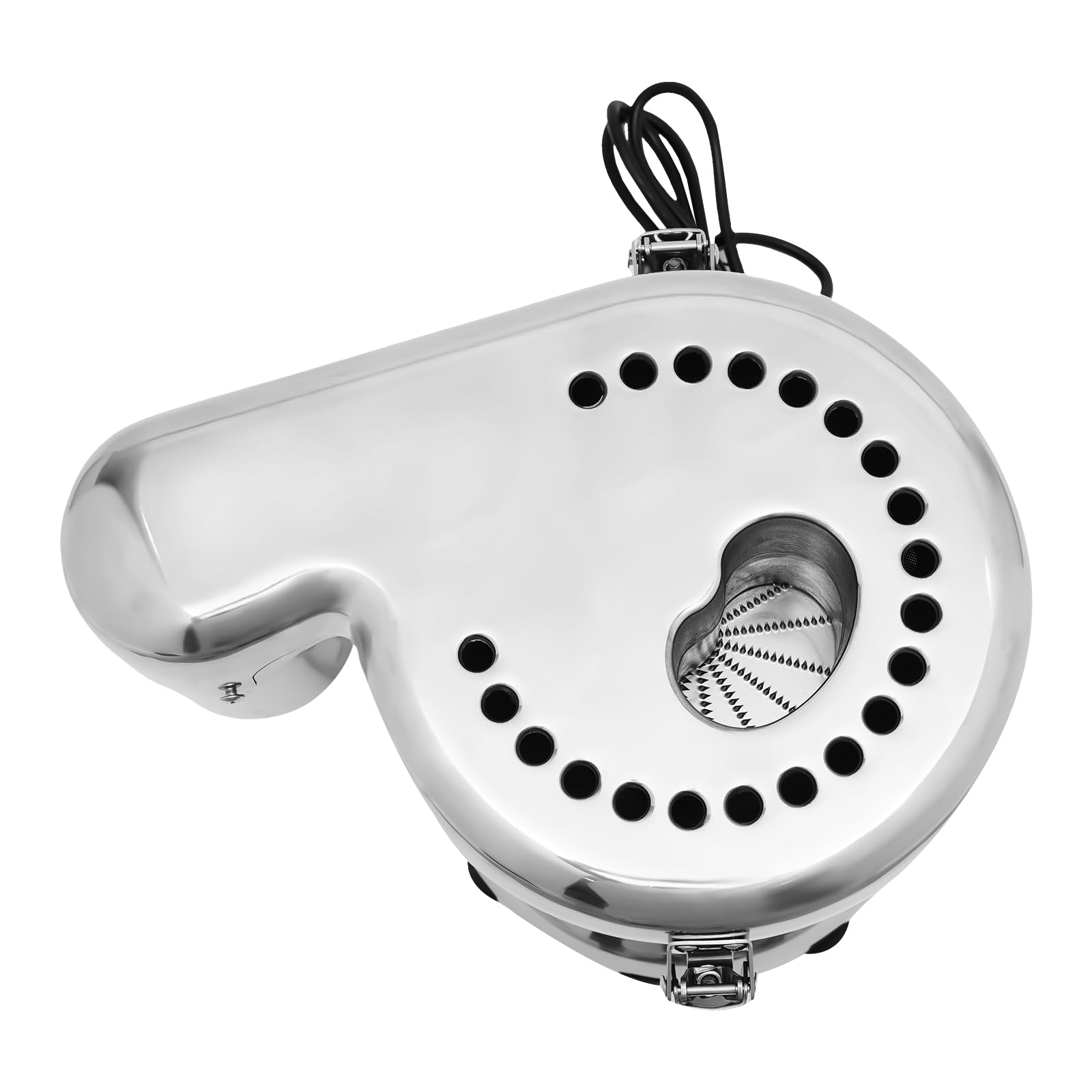 Spremiagrumi elettrico 370 W, Spremiagrumi Automatico, Estrattore Centrifuga, Arancione, in Acciaio Inox, 2800 girimin, norma UE