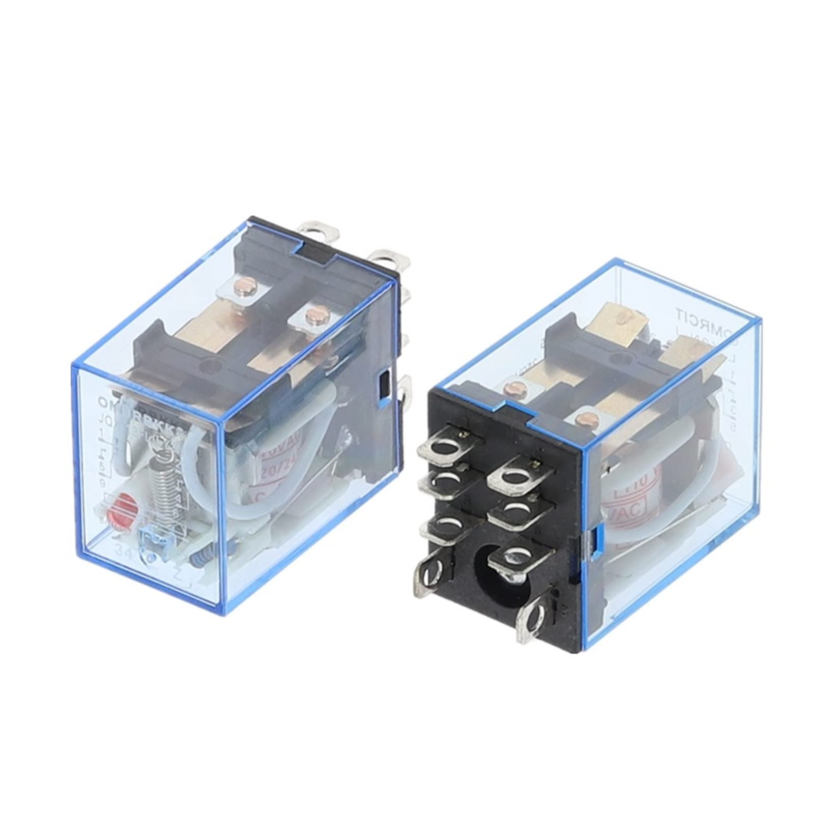SAITOM 1 Pz HH62P HHC68A-2Z Elettronico Micro Mini Relè Elettromagnetico 10A 8PIN Bobina DPDT DC12V 24 V AC110V 220 V (Size : AC 12V)