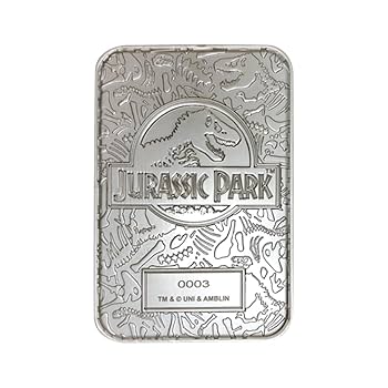 Jurassic Park 限定版　シルバープレート Amazon.com: FaNaTtik Jurassic Park Gate Silver Limited