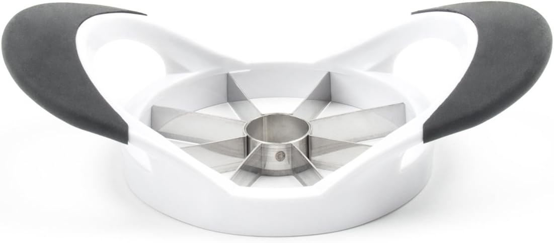Apple Slicer and Corer, 4.25 x 7 x 2 inches, White