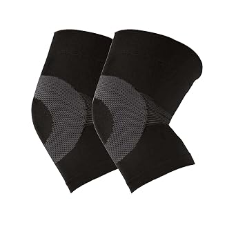 Knee Brace Compression Sleeve for Men, Women, Joint Support, Walking, Running, Pain Relief, 2-Pack. Available Sizes S|M|L|XL|XXL