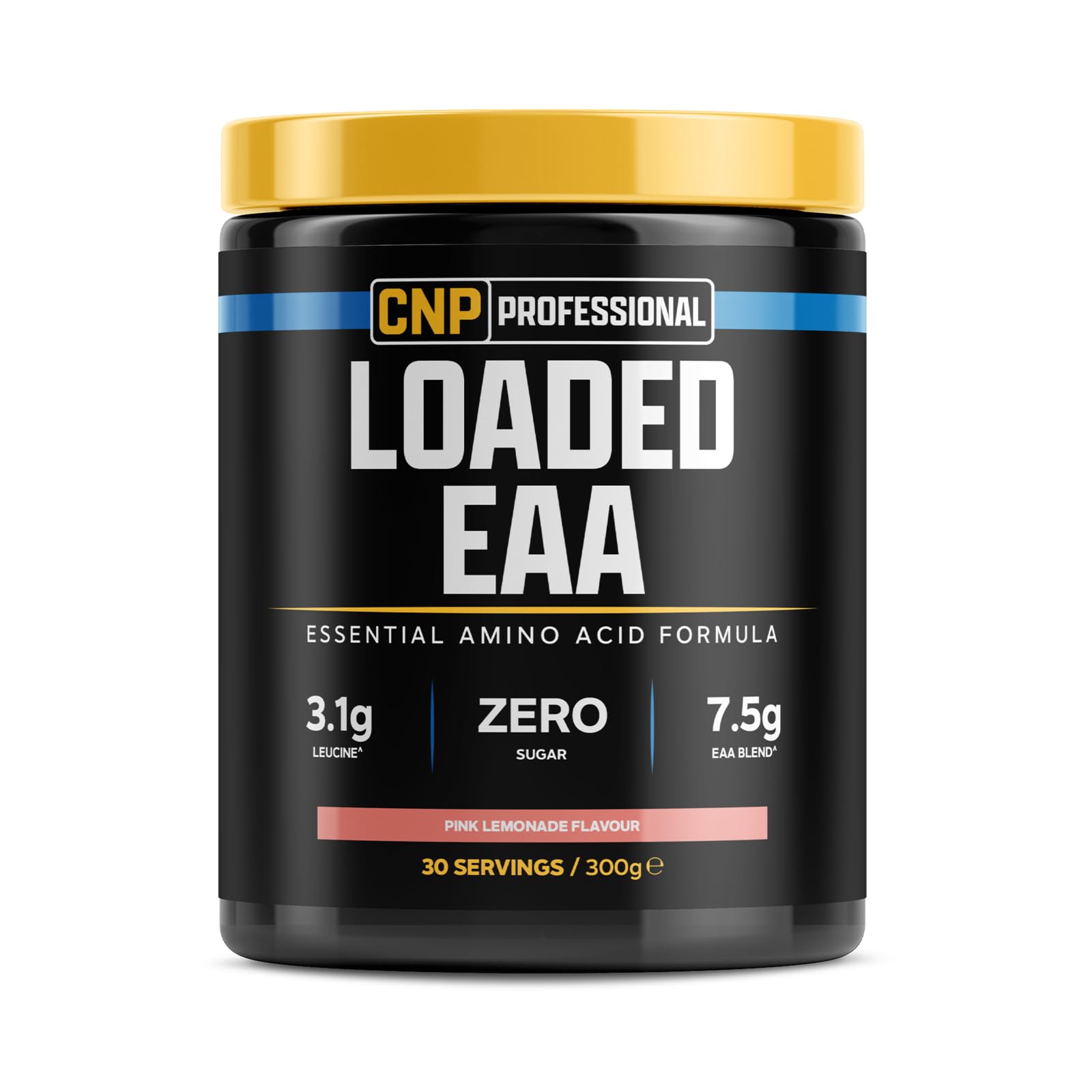 CNP Professional Loaded EAA, Essential Amino Acid Formula, BCAAs, Muscle Repair & Recovery Powder, 30 Servings, (Pink Lemonade, 300g)
