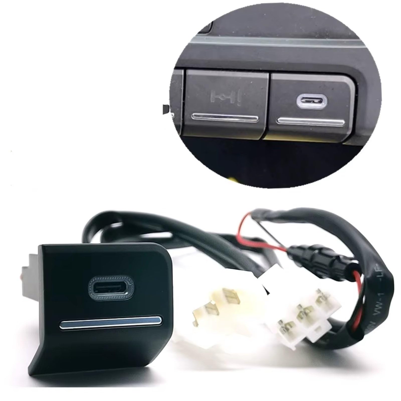 Console Presa USB AUX Compatibile Con Per Beetle 2013-2019 Telefono Auto Per Adattatore Caricabatterie Per Presa Interfaccia PD Di Tipo C AUX con porta USB