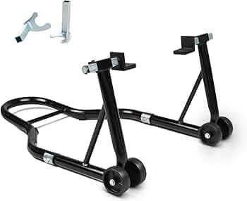 上田　バイク用スタンド 金属製 キャスター付き 上田 バイク用スタンド 金属製 キャスター付き 上田 バイク用スタンド