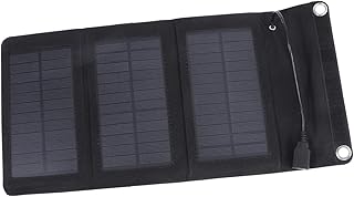 Hemobllo Carregador Portátil Carregador De Telefone Celular Carregador De Telefone Celular Preto Acampamento Painéis Solares Painéis Solares Portáteis Painel Solar Carregador De Telefone
