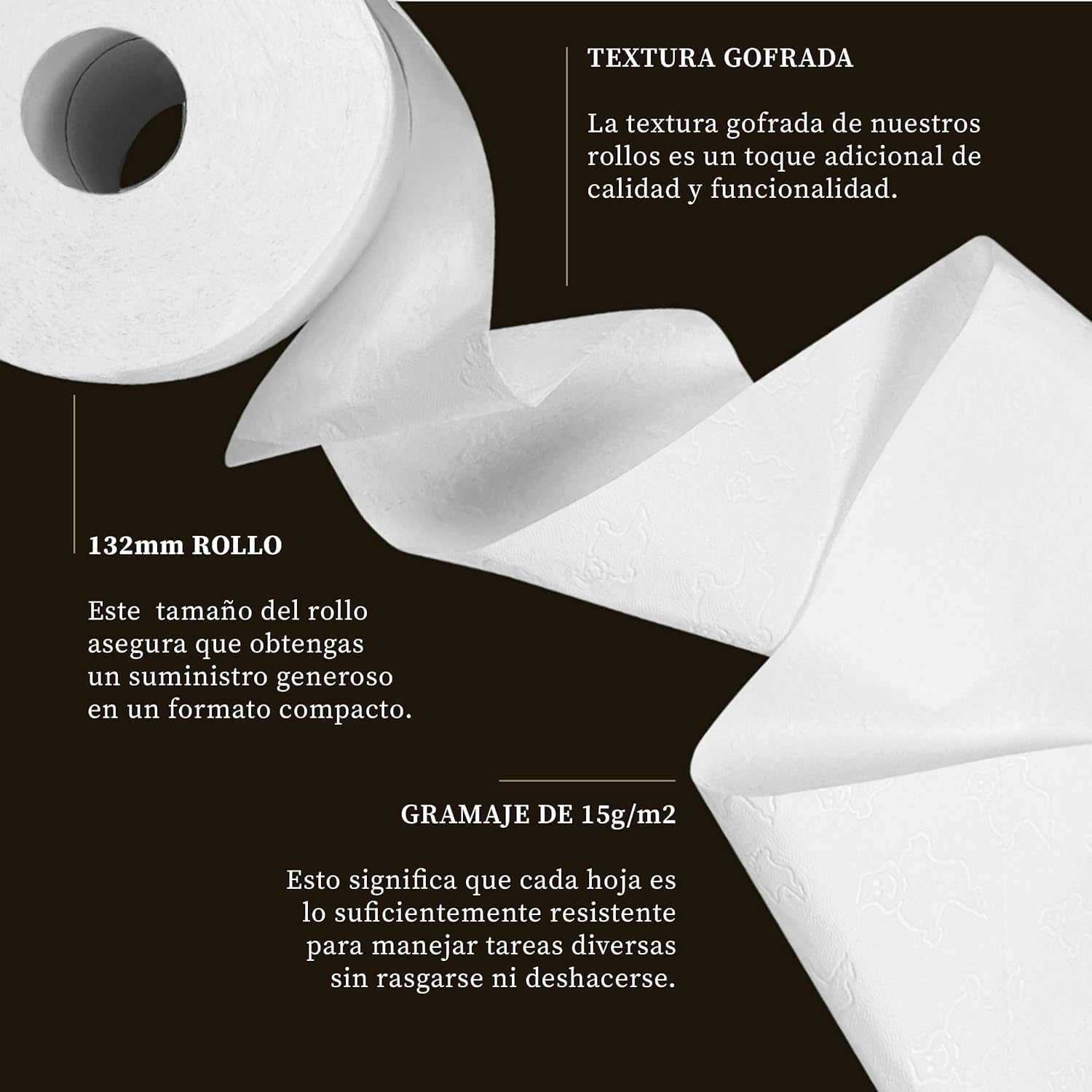 Papier Toilette 3 Épaisseur 36 Rouleaux | Papier Toilette Premium Super Doux et Durable (9 Packs de 4)